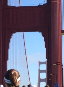  Running towards Marin