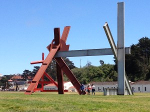 The Sculptures Creak in the Wind