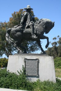 Juan Bautista De Anza Statue at Lake Merced