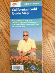 An Auto Club Map of many of the Gold Country sites visited by Huell Howser.